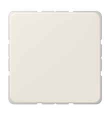 Крышка без отверстий, фиксация защёлкиванием, для произвольных вырезов (либо использование в качестве заглушки), возможно IP44; термопласт; слоновая к