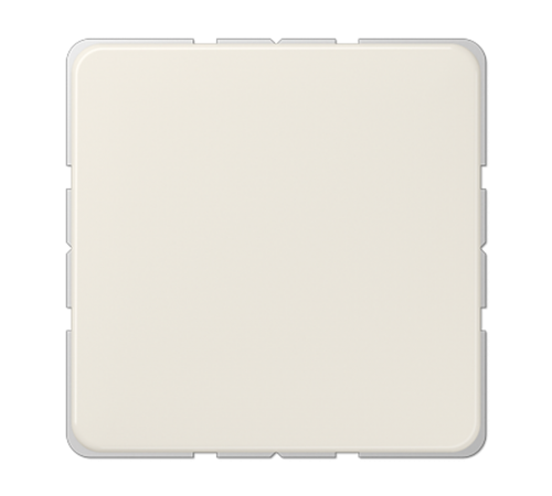 Крышка без отверстий, фиксация защёлкиванием, для произвольных вырезов (либо использование в качестве заглушки), возможно IP44; термопласт; слоновая к