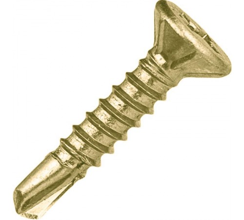 Саморезы оконные с буром 3,9х32 желтые (500 шт) - ведро мал ( 1,028 кг)  116809  Tech-KREP