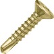 Саморезы оконные с буром 3,9х32 желтые (500 шт) - ведро мал ( 1,028 кг)  116809  Tech-KREP