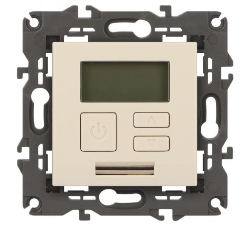 14-4111-02 Терморегулятор универс. 230В-Imax16А, IP20, Эра Elegance, сл.кость  Б0034376  ЭРА