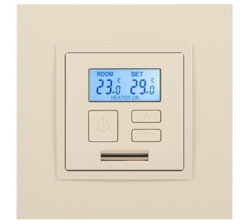 14-4111-02 Терморегулятор универс. 230В-Imax16А, IP20, Эра Elegance, сл.кость  Б0034376  ЭРА