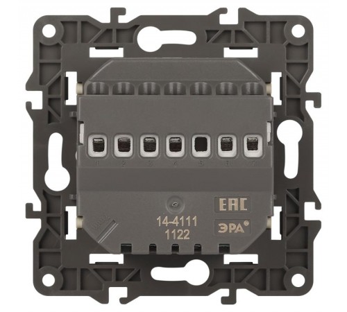 14-4111-02 Терморегулятор универс. 230В-Imax16А, IP20, Эра Elegance, сл.кость  Б0034376  ЭРА