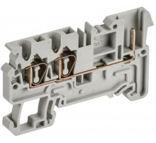 ARMAFIX Клемма пруж. CX2,5-3-1B 2,5мм2 3-конт. серая  AF-CT40-06-21-K03-002  IEK