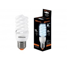 Лампа энергосберегающая КЛЛ  15Вт Е27 840 cпираль FSТ2 42х103мм  SQ0323-0068  TDM