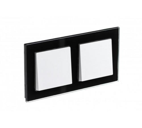 AtlasDesign Nature Черный Рамка 2-ая, стекло   ATN321002  SE