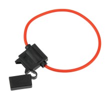 Держатель предохранителя типа стандарт прямоугольный черный  16-0421  REXANT