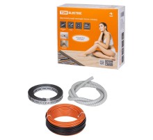 Двухжильный теплый пол в стяжку "ПРОФИ", 15 м, 300 Вт, S укладки 1,7-2,4 м, монтажная лента,  SQ2501-0014  TDM