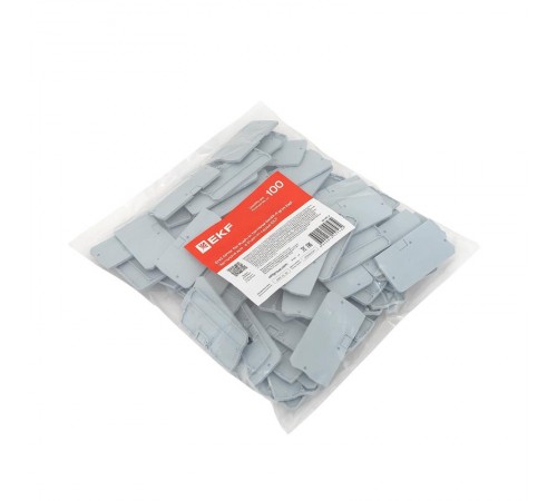 Заглушка для 4 Push-in серая EP-PIT-4  EKF