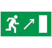 Пиктограмма (наклейка) . 200х100 мм "Напр.к эвак.вых. напр.вверх"  YPC30-2010NEV-NAPRVV  IEK
