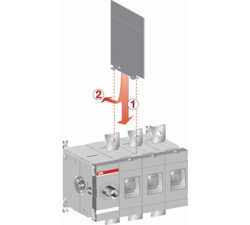 Комплект межфазных перегородок OTB800/6 для рубильников OT630...800E комплект = 6 перегородок  1SCA022821R7760  ABB