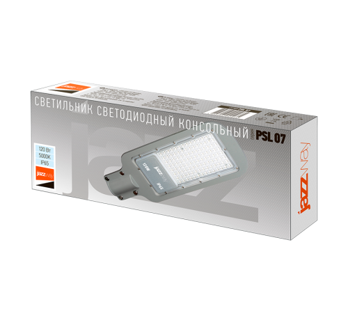 Светильник светодиодный консольный PSL 07 120w 5000K IP65 (3г.гар)  .5041110  Jazzway