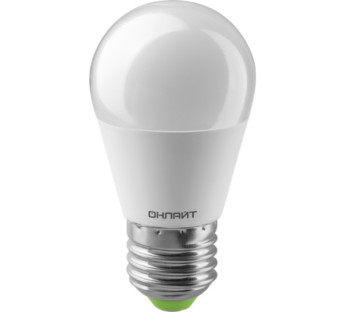 Лампа светодиодная 90 424 OLL-G45-9-230-6.5K-E27-FR (PRO 90-240 В)  90424  ОНЛАЙТ
