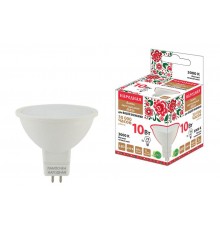Лампа светодиодная MR16-10 Вт-230 В-3000 К-GU5,3 Народная  SQ0340-1609  TDM
