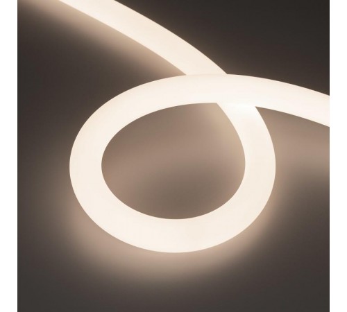 Светодиодная лента герметичная MOONLIGHT-TOP-FP-X1088-D25mm 24V Day4000 (20 W/m, IP65, 5m, wire x1) (Arlight, Вывод кабеля прямой)  038866  Arlight