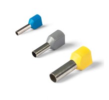 Наконечник штыревой втулочный изолированный НШВИ(2) 1,0-8 серия ЕВРО (100 шт/упак)  103245  КВТ