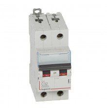Выключатель автоматический двухполюсный DX3 10000 32А C 16кА  409205  Legrand