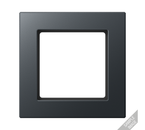 Рамка для вертикальной и горизонтальной установки, 5 постов; термопласт; матовый антрацит; A CREATION  AC585BFANM  Jung