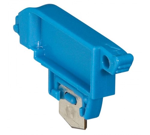 Рычажный разъединитель Viking 3 - синий - для нейтрали  037516  Legrand