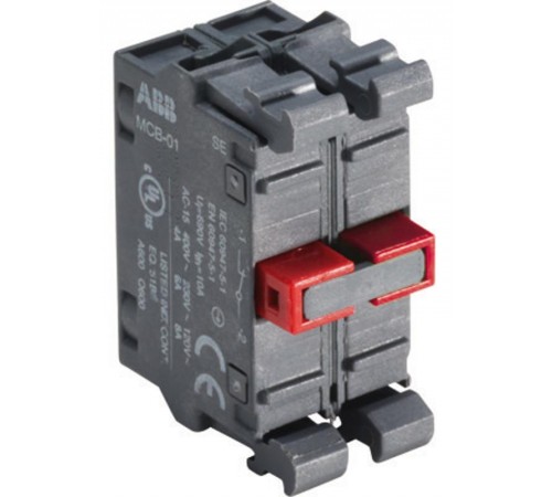 Контактный блок MCB-02 фронтального монтажа 2НЗ  1SFA611610R1020  ABB