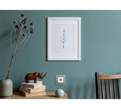 Etika Белый Розетка USB 2-ая 240В/5В 2400мА  672294  Legrand