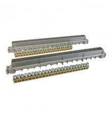 Клеммный блок Земля+Нейтраль 2(12Х16 И 12Х10)  134825  Legrand