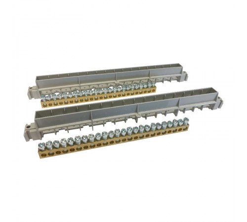 Клеммный блок Земля+Нейтраль 2(12Х16 И 12Х10)  134825  Legrand