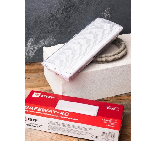 Светильник аварийного освещения SAFEWAY-40 LED  dpa-202 2Вт; 1.5часа; ip 54  EKF