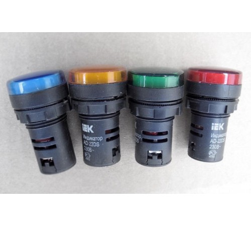 Лампа AD22DS(LED)матрица d22мм белый 36В AC/DC    BLS10-ADDS-036-K01  IEK