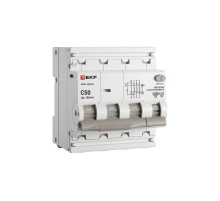 Выключатель автоматич. дифференциального тока селективный АВДТ-63N (S) 3P+N 50А 100мА C тип AC электромеханический 6кА PROXIMA  D63N46MS50C100  EKF