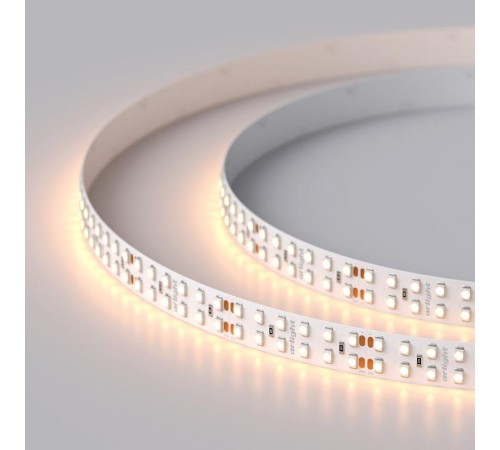 Лента светодиодная RT 2-5000 24V Warm2400 2x2 (3528, 1200 LED, LUX)  018103  Arlight