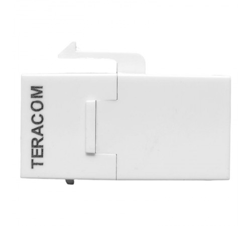 Адаптер проходной TERACOM Cat.5E неэкранированный RJ45-RJ45 тип Keystone белый  TRC-INLC-KSTN-5EUTP-WH  EKF