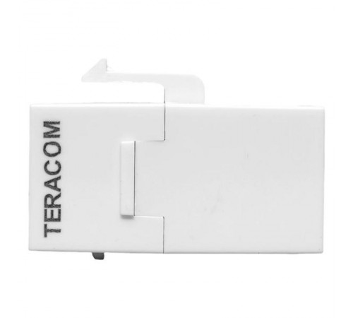 Адаптер проходной TERACOM Cat.5E неэкранированный RJ45-RJ45 тип Keystone белый  TRC-INLC-KSTN-5EUTP-WH  EKF