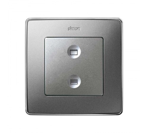 Сенсорный 2-кл выключатель с тематической маркировкой Т2, алюминий  8000624-093  Simon