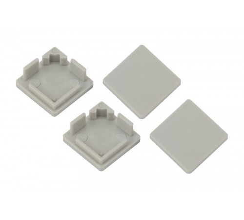 Набор заглушек для профиля CAB280, 1616S-3A 4 глухие квадратные  Б0039453  ЭРА