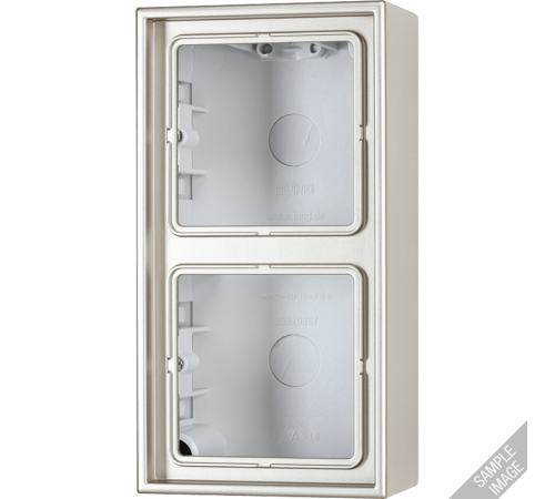 накладная коробка 2 пост  AL2582A-L  Jung