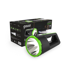 Фонарь прожекторный светодиодный GFL701 5W 280lm Li-ion 5000mAh диммируемый LED 1/10/30  GF701  Gauss