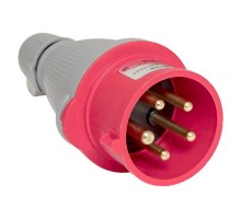 Вилка переносная 015 3Р+РЕ+N 16А 380В IP44 EKF PROXIMA  ps-015-16-380-PRO  EKF