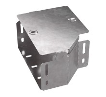 Переходник левый с крышкой Стандарт 200х150х100  PR16.0494  Промрукав