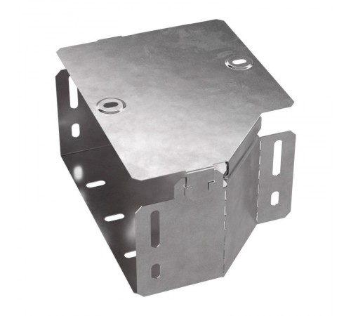 Переходник левый с крышкой Стандарт 200х150х100  PR16.0494  Промрукав