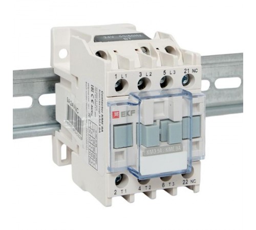 Контактор КМЭ малогабаритный  9А 24В 1NC EKF PROxima  ctr-s-9-24-nc  EKF