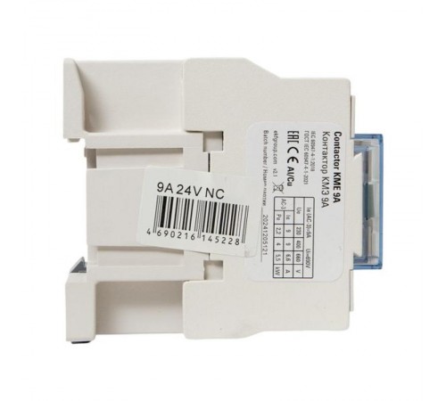 Контактор КМЭ малогабаритный  9А 24В 1NC EKF PROxima  ctr-s-9-24-nc  EKF