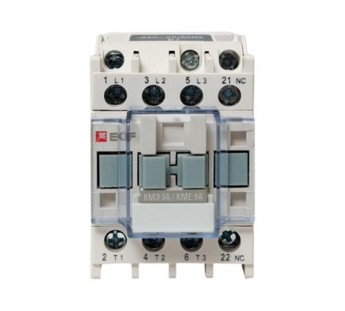 Контактор КМЭ малогабаритный  9А 24В 1NC EKF PROxima  ctr-s-9-24-nc  EKF