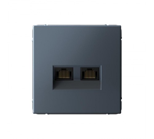 ArtGallery Грифель Розетка двойная компьютерная RJ45+RJ45, кат.6А, механизм  GAL000788  SE