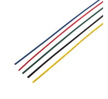 Набор термоусадочной трубки 2,0/1,0 мм, пять цветов (упак. 50 шт. по 1 м)  29-0151  REXANT