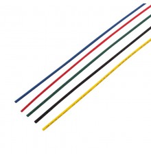 Набор термоусадочной трубки 2,0/1,0 мм, пять цветов (упак. 50 шт. по 1 м)  29-0151  REXANT