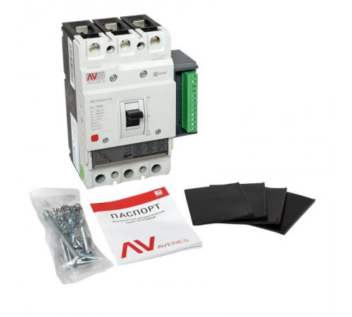 Выключатель автоматический AV POWER-1/3 160А 100kA ETU2.2 AVERES  mccb-13-160H-2.2-av  EKF
