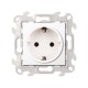 Simon 24 Белый Розетка 2К+З Schuko   2450434-030  Simon