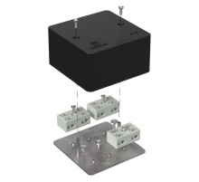 Коробка огнестойкая разветвительная для кабель-канала 40-0460-FR6.0-4-6-Р Е15-Е60 RAL9005 85х85х45 (44 шт/кор) черная  40-0460-9005-FR6.0-4-6-Р  Про
