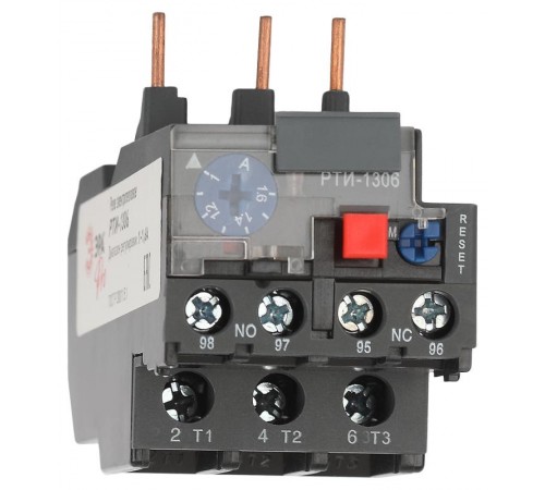 Реле электротепловое PRO DRT10-0001-D016-E РТИ-1306 1-1,6А  Б0050402  ЭРА